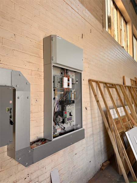 Installation of a new 400A supply