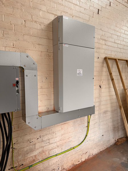 Installation of a new 400A supply